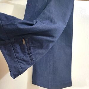 NY & Co. Women's Stretch Denim Trousers, Dark Blue Wash, Size 18